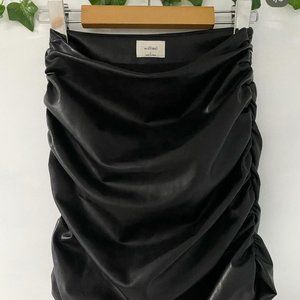 Wilfred Faux Leather Pencil Skirt